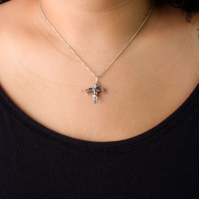 Pingente de Prata Cupido 