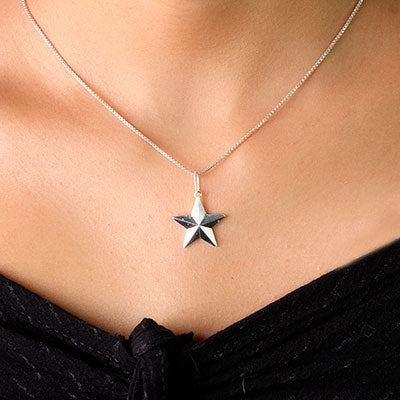 Pingente de Prata Estrela