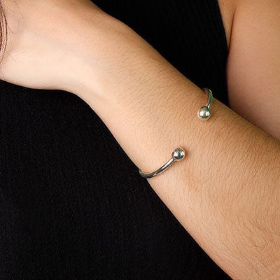 Bracelete de Prata Bola