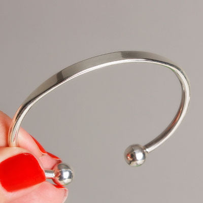 Bracelete de Prata Bola
