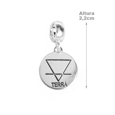 Berloque de Prata Elemento Terra