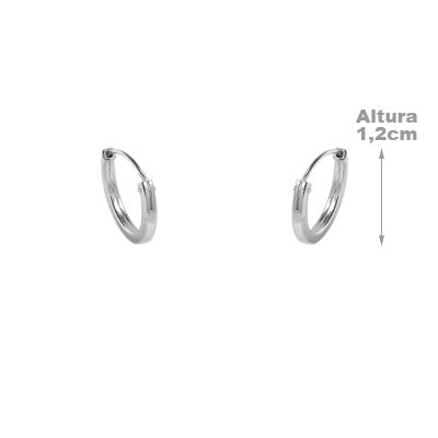 Argola de Prata Lisa