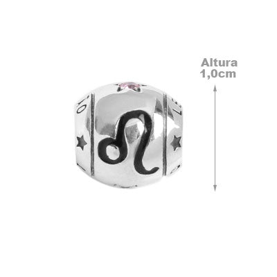 Berloque de Prata Signo de Leão