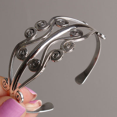 Bracelete de Prata Vazado