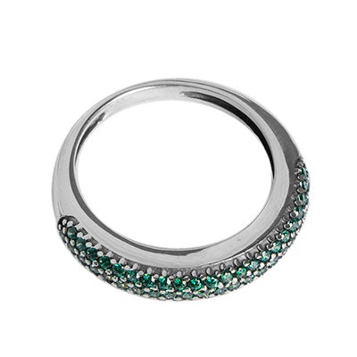 Anel de Prata com Zircônias