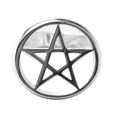 Anel de Prata Pentagrama - 51954