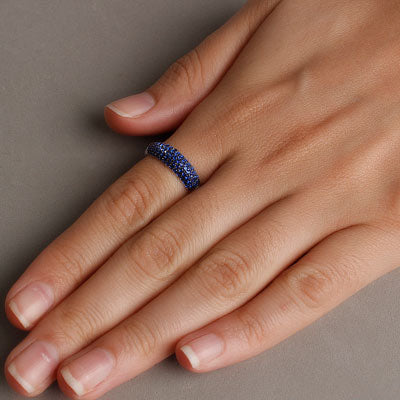 Anel de Prata com Zircônias