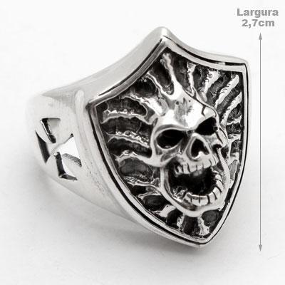 Anel de Prata Caveira