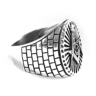 Anel de Prata Maçom