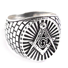 Anel de Prata Maçom