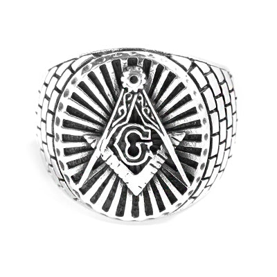 Anel de Prata Maçom