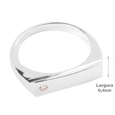 Anel de Prata Liso