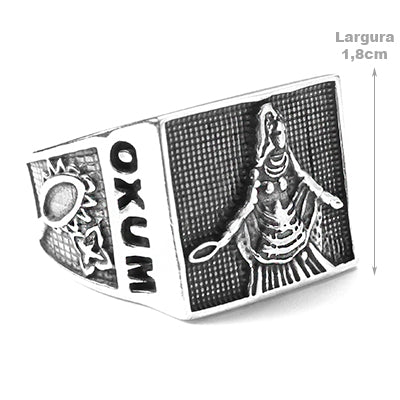 Anel de Prata Orixá Oxum
