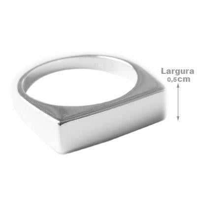 Anel de Prata Liso