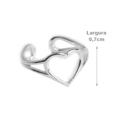 Piercing de Prata Pressão para Orelha