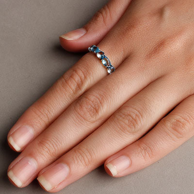 Anel de Prata com Zircônia