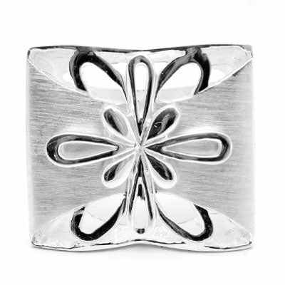 Anel de Prata Flor 