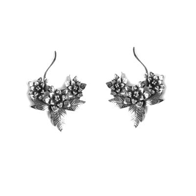 Argola de Prata Flor