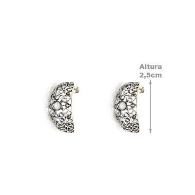 Argola de Prata com Marcassitas