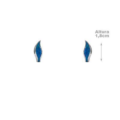Argola de Prata com Opala