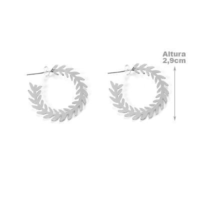 Argola de Prata Lisa