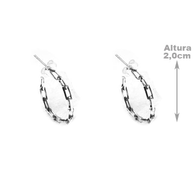 Argola de Prata Elo