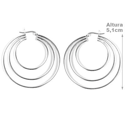 Argola de Prata Lisa 