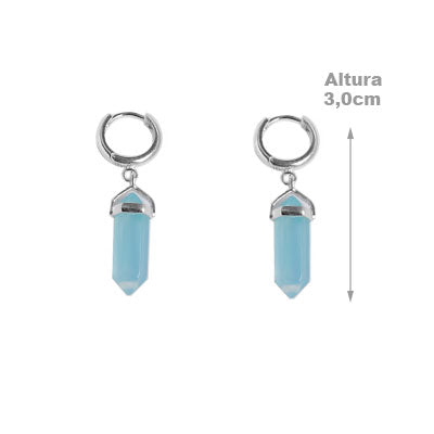 Argola de Prata com Ágata 