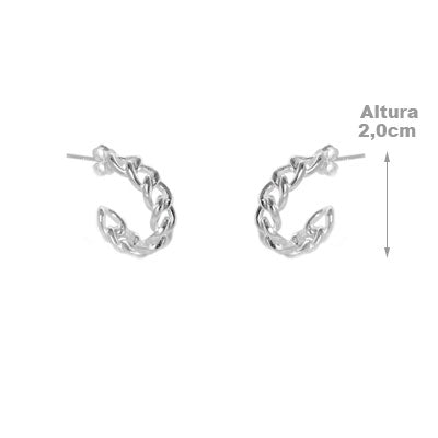 Argola de Prata Elo