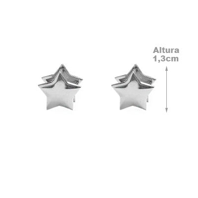 Argola de Prata Estrela