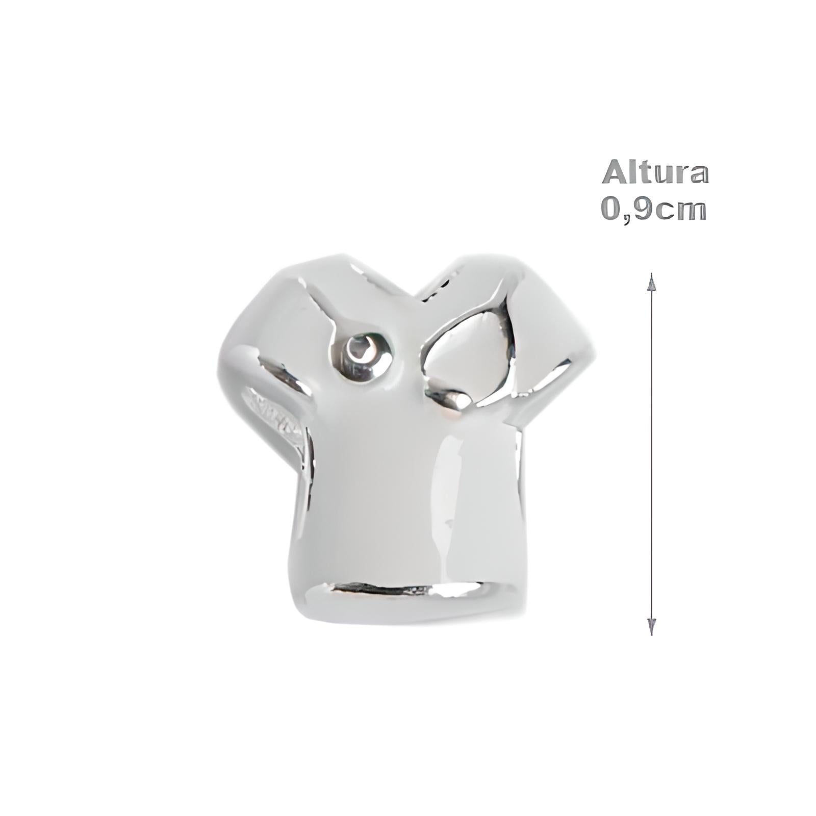 Berloque de Prata Jaleco de Médico - 54489
