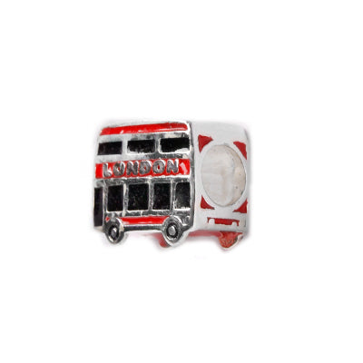 Berloque de Prata Ônibus 