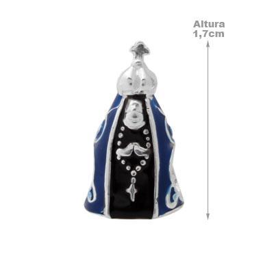 Berloque de Prata Nossa Senhora Aparecida