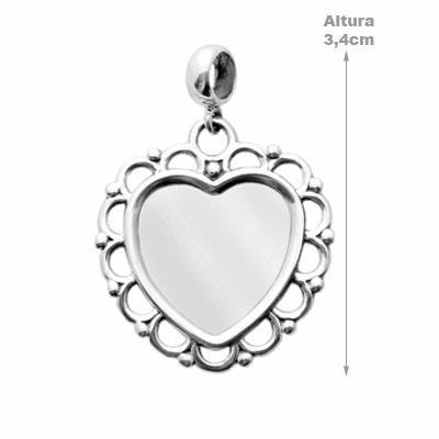 Berloque de Prata Personalizado.