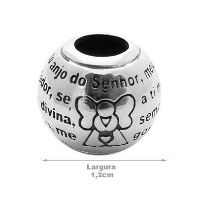 Berloque de Prata Santo Anjo