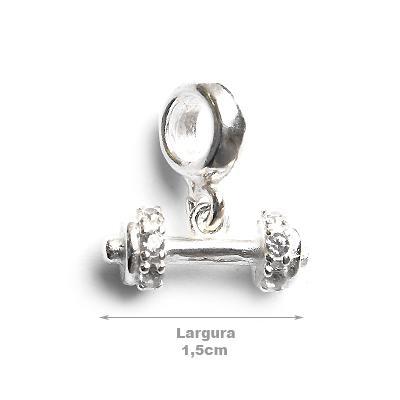 Berloque de Prata Halter. 