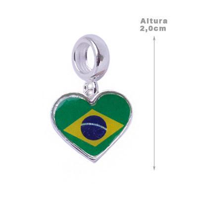 Berloque de Prata Brasil 