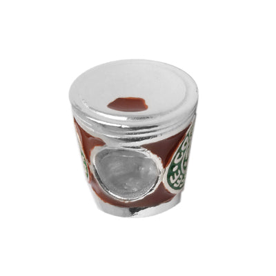 Berloque de Prata Copo de Café.