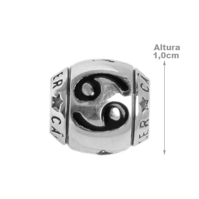 Berloque de Prata Signo de Câncer