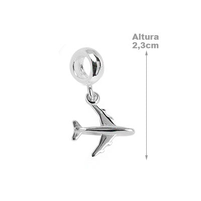 Berloque de Prata Avião - 54997