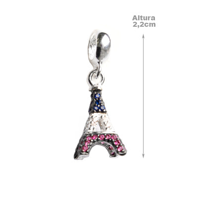 Berloque de Prata Torre Eiffel 
