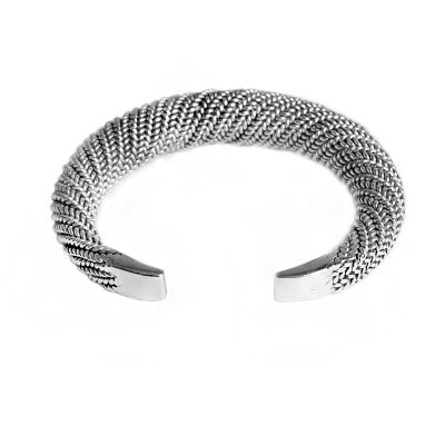 Bracelete de Prata Trabalhado 