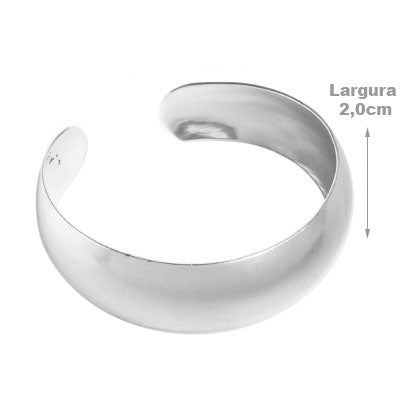Bracelete de Prata Liso - 53605