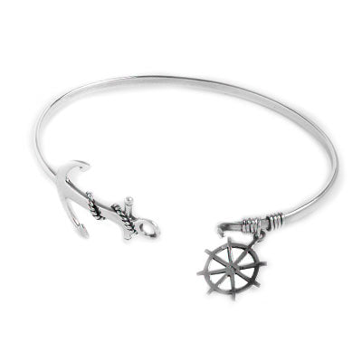 bracelete de Prata Âncora