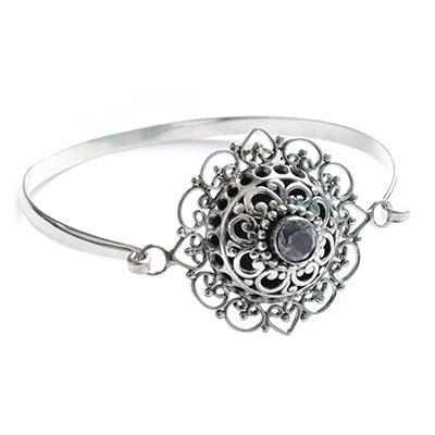 Bracelete de Prata com Topázio