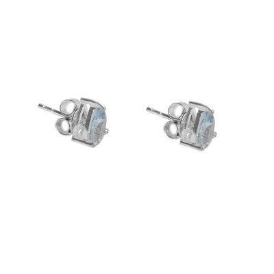 Brinco de Prata com Zircônia