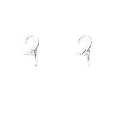 Argola de Prata com Figa - 49509