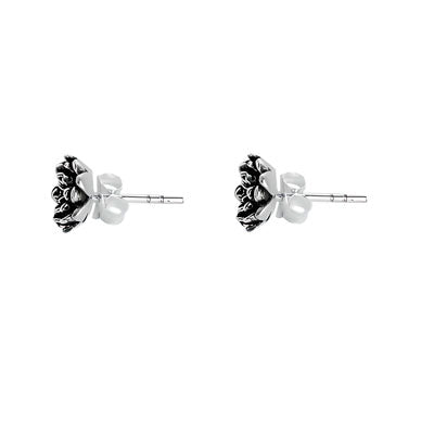 Brinco de Prata Rosa - 54546
