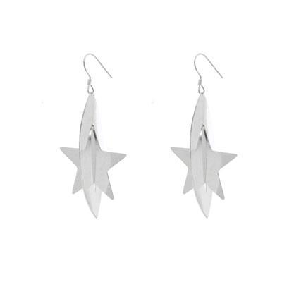 Brinco de Prata Estrela - 3964