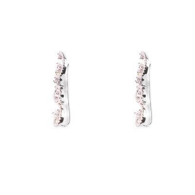 Brinco de Prata Contorno de Orelha (Ear Cuff). 